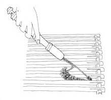 DELUXE 15" BBQ GRILL BRUSH FOR GAS GRILLS