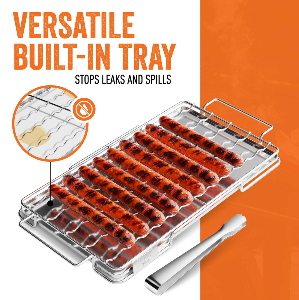 Yukon Glory Hot Dog Serving Tray | Holds 12