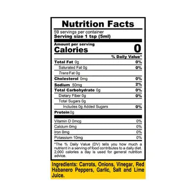 Marie Sharp's Garlic Habanero Sauce, 10 oz