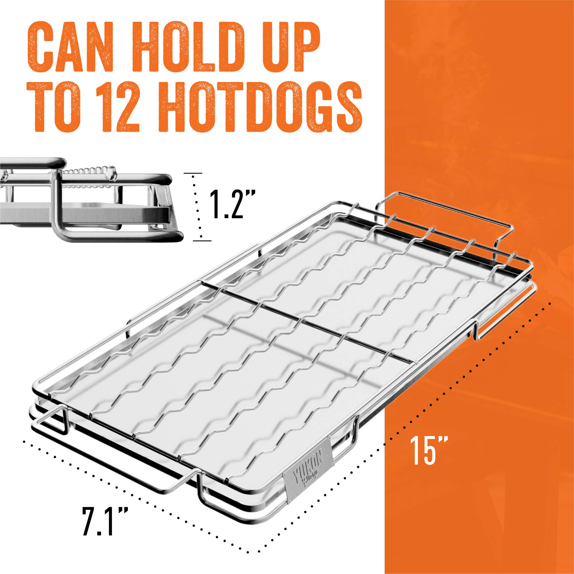 Yukon Glory Hot Dog Serving Tray | Holds 12