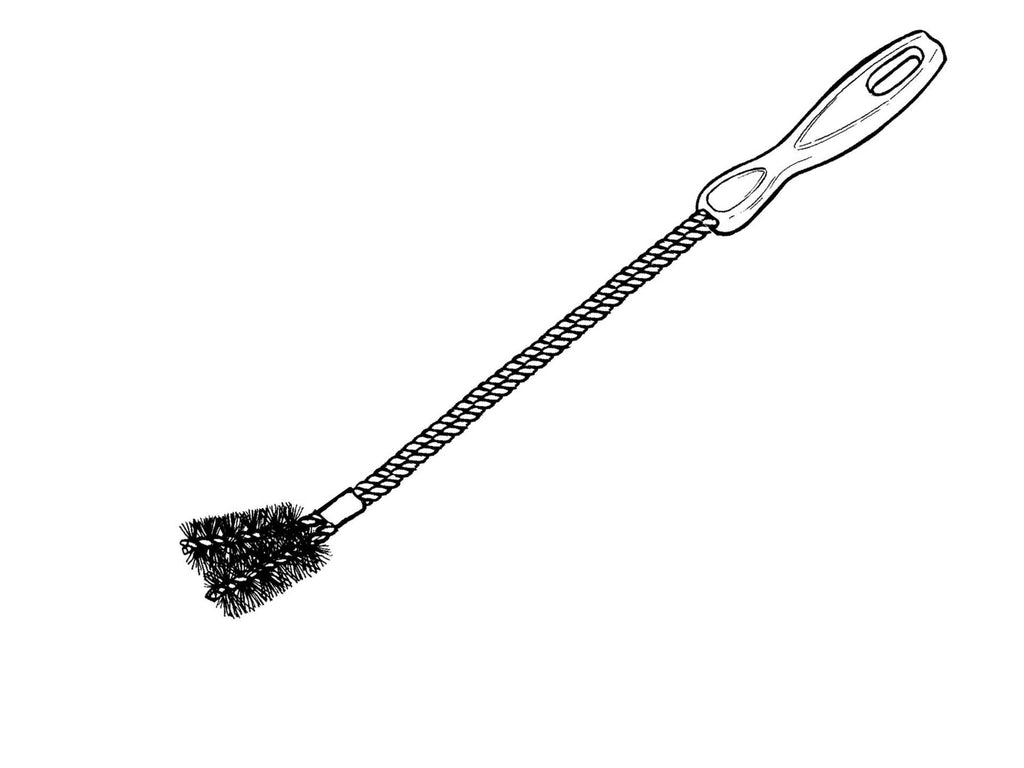 LONG V-SHAPED BBQ GRILL BRUSH