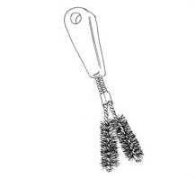 TOUGHEST LITTLE V-SHAPED BBQ GRILL BRUSH EVER MADE