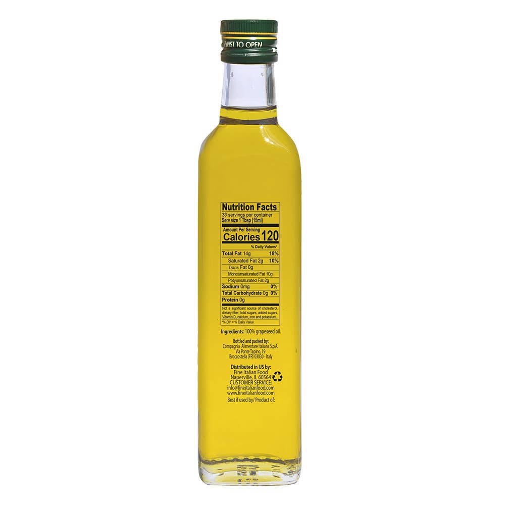 Mantova Grapeseed Oil, 17 fl. oz.